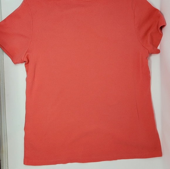 Lands' End Women's Pink V-Neck Top Size Medium - Picture 9 of 9